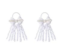 Elastici per capelli dinamici con nappe fluide, J | poliestere ad alta elasticità, nappe fluide per cheer-dance, sport e spettacoli teatrali