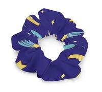 Elastici per capelli elastici con stampa di mucca per donne e ragazze, elastici per capelli che non danneggiano i fermagli per coda di cavallo, accessori per capelli con trecce.