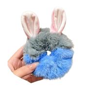 elastici per capelli fuzzy Simpatiche orecchie di volpe in gomma elastica for capelli in peluche for donna Porta coda cavallo Scrunchie Elastico for Accessori for(Color2)