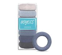 Elastici per capelli grandi e spessi, in cotone elasticizzato, per coda di cavallo, senza cuciture, accessori per donne e uomini, senza pieghe, HOYOLS (set da 7 pezzi)