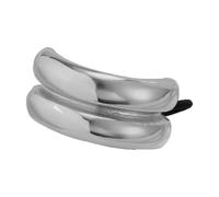 Elastici per capelli in metallo, elastici per capelli, a doppio , per coda di cavallo, senza tracce, elastici alla moda, stile retrò, per donne e ragazze