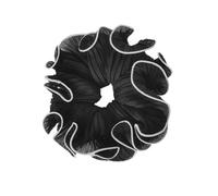 Elastici per capelli in pizzo con increspature francesi per acconciature eleganti, adatti per coda di cavallo lunga e alla moda