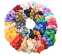 Elastici per Capelli in Raso da 20 Pezzi, Fascia Elastica per Intestino Crasso, Colori Misti per Donne, Regali, Adatti per Feste e Viaggi