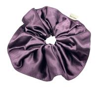 Elastici per Capelli in Raso da Donna, Grandi Scrunchies Morbidi ed Eleganti in Stile Francese,per Capelli Lisci e Ricci, Donna e Ragazza accessori regalo per capelli, 9 colori (Viola)