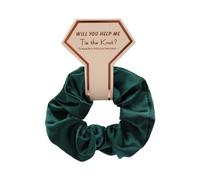 Elastici per capelli in raso tinta unita per damigella d'onore, per feste di nozze