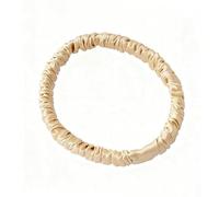 Elastici per capelli in seta di gelso, elastici per capelli, 19 momme, coda di cavallo, elastici per capelli in seta scrunchies invisibobble silk scrunchie per donne e ragazze, champagne