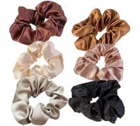 Elastici per capelli in seta, elastici per capelli da donna, in raso di seta, per donne e ragazze, morbidi elastici per capelli che non danneggiano i capelli, colorati per ragazze e donne, accessori