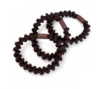 Elastici per Capelli in Tessuto, Alta, scuro, 3 | Realizzazione seamless, Fermacapelli elastici, Per il tempo , Per professionisti