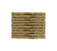 Elastici per capelli intrecciati alla moda elastici per capelli in tessuto elastico per coda di cavallo comodi fasce per capelli da donna