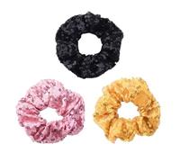 Elastici per capelli lucidi e scintillanti, per donne e ragazze, elastici con paillettes, per capelli spessi e sottili, fascia per capelli anni '80 e '90, per donne e ragazze, grande supporto per coda