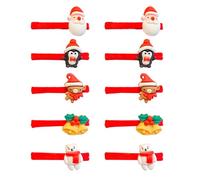 Elastici per capelli natalizi 10 pezzi elastici morbidi e Forniture di bellezza per la disposizione dei capelli | Panino Sport Pallavolo Allegria Ginnastica Balletto Doccia Spiaggia S