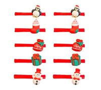 Elastici per capelli natalizi, previene la rottura, per coda di cavallo, per capelli, materiale confortevole, adatto per panini, e code di cavallo