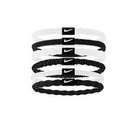 Nike Flex Hair Tie Fascia Per Capelli Confezione Da 6 - Bianco, Nero