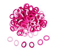 Elastici per capelli per bambini, 100 pezzi, rosa, morbidi, piccoli, elastici per capelli, elastici per coda di cavallo, per bambine