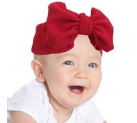 Elastici per capelli per bambini, comodi elastici per capelli con fiocco, morbidi per compleanni, baby shower, Natale