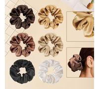 Elastici per capelli per donne e ragazze, elastici per capelli in seta per le vacanze, graziosi e resistenti, ideali per andare a letto e per lo stile quotidiano