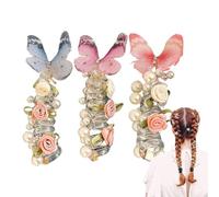 Elastici per capelli per ragazze - Cavo telefonico colorato spirali per capelli - per capelli morbidi elastici per coda di cavallo Styling vita quotidiana scuola bambini