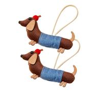 Elastici Per Capelli Per Ragazze - Elastici Per Capelli Per Le Donne 2 Supporti Per Cane Salsiccia | Fiocchi Per Capelli Alla Cartoon Di Coda Di Ca