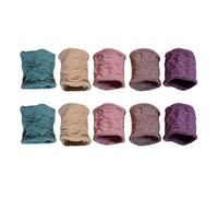 Elastici per capelli per tutto il giorno, 10 pezzi, tinta unita, grandi, elastici, per un uso confortevole, durevoli, resistenti alla rottura, colore: caffè