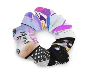 Elastici per capelli Rainbow Soccer Love Football per donne, fasce elastiche per capelli, fasce per coda di cavallo alla moda, accessori per copric in corda