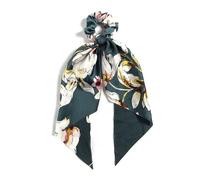 Elastici Per Capelli Retrò 3 pezzi di nastri for capelli lunghi con pittura a olio vintage, elastici for eleganti da donna, for coda cavallo(Dark Green)