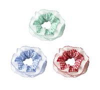 Elastici Per Capelli Scozzesi Da 3 Pezzi, Corde Elastiche Per Capelli, Accessori Per Capelli Alla Moda Per Donna, Anelli Per Accessori Per Capelli