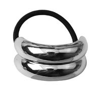 Elastici per capelli senza, supporti per coda di cavallo,Fascetta per capelli con coda di cavallo a doppio Fascetta per in metallo Code di - Elastici per, polsini per di