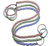Elastici per capelli sottili e sottili, elastici per coda di cavallo, 45,7 cm, elastici per coda di cavallo, per donne e ragazze, per sport al vento, moto, sci, confezione da 3