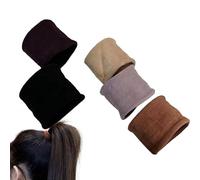 Elastici per capelli spessi, elastici per capelli, elastici per capelli larghi | elastici per coda di cavallo senza danni, 5 pezzi, elastici per capelli, accessori