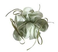Elastici per capelli stampati, Elastici for capelli con fiocco di perle, confezione da 4, multicolore, taglia A(Green)