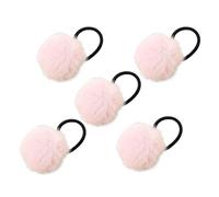 Elastici per capelli, supporti per coda di cavallo con palline pelose