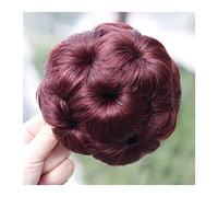 Elastici Per Chignon Da Donna Capelli Remy Brasiliani Pezzo Di Chignon Intrecciato Chignon Intrecciato Clip Per Parrucchino Estensioni Chignon Di Capelli Umani Per Donne Ragazze Chignon (99J)