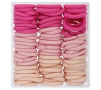 Elastici per Chioma da Ragazza 90 Pezzi Colorati in Nylon | Box da 1, Forma Carina, per Bambine e Ragazze, per Feste di Compleanno e Foto di Famiglia
