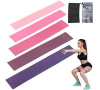 Elastici Per Esercizi Di Resistenza - Bande Elastiche Per Fitness Stretch - Strisce Elastiche Con Cinque Livelli Di Resistenza Portatile Per Allenamento In Palestra Esercizi Pilates Yoga Fitness Gambe