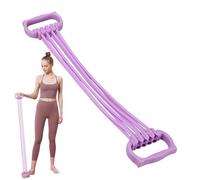 Elastici per fitness | Elastico per allenamento della schiena con manico | Accessori per il fitness multifunzionali, Attrezzatura di allungamento leggera e antiscivolo per la schiena del petto del