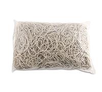 Elastici per Ufficio Diametro 60mm 1,5x1,5mm 1000g Bianco/Piccoli Accessori Ufficio/Tipo-Standard/Materiale-Gomma/Peso (g)-1000 / Colore-Bianco/Dimensioni-1,5x1,5mm