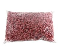 Elastici per UFFICIO PRODOTTI Diametro 80mm 1,5x1,5mm 1000g Rosso/Piccoli Accessori Ufficio/Tipo-Standard/Materiale-Gomma/Peso (g)-1000 / Colore-Rosso/Dimensione-1,5x1,5mm