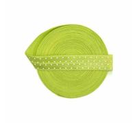 Elastici pieghevoli con stampa a pois da 5/8" e 15 mm, in spandex e raso, per capelli, per abiti, da cucire, da 2,5 a 10 iarde, colore: ananas, 15 mm, 2 iarde