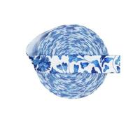 Elastici pieghevoli in raso di spandex, stampa arcobaleno pastello, 2,5,10 iarde, 5/8" 15 mm, per capelli, passamaneria da cucito, B-17-15 mm-2 iarde