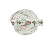 Elastici pieghevoli in raso di spandex, stampa arcobaleno pastello, 2,5,10 iarde, 5/8" 15 mm, per capelli, passamaneria da cucito, B-23-15 mm-100 iarde