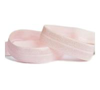 Elastici pieghevoli lucidi con stampa in silicone, 5/8" 15 mm, cinturino in fettuccia in spandex, per parrucche, abiti, cuciture, 2, 5, 10 iarde, rosa cipria, 15 mm, 5 iarde