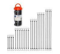 Elastici portapacchi Cinghie di fissaggio Corde elastiche con ganci 5 misure