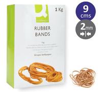 Pacco di Elastici Q-Connect Rubber Bands confezione da 1Kg misura 100mm X 9mm