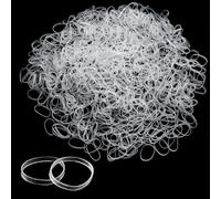 Elastici Trasparenti per Capelli, 1000 pezzi Mini Trasparente Bambina Elastici per Treccine Code e Acconciature Bambini Capelli Trecce