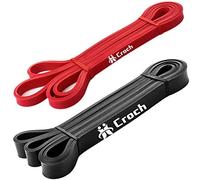 elastici trazioni Loop bandes set completo coresteady band elastiche fitness in lattice naturale Fascia di resistenza come resistenza e supporto per ausilio al pull-up con istruzioni per esercizi