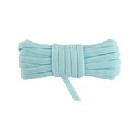 Elastici tubolari sottili, corde tubolari da 1/8" 3/16" 3,0 mm 5 mm, fasce in nylon e spandex, passanti per le orecchie, rifiniture per abiti da cucito, 2, 5, 10 iarde, 5 mm, topazio blu, 10 iarde
