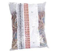 VIVA - A1000 - Elastici ad anello - misure e colori assortiti - 1 kg - gomma - Viva - 34523 - Conf. da 1 Pz. - A1000