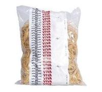 Elastici Viva in busta in gomma giallo 1 conf.1000 gr - E120