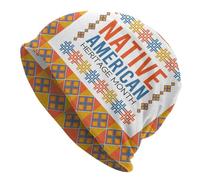Elasticizzato Berretto Invernali Native American Heritage Month Skull cap Pratico Caldo Cappello per Sci Moto Bici