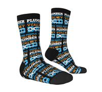 Elasticizzato Calze Alcune Persone Mi Chiamano Idraulico, Ma La Cosa Più Importante È Chiamarmi Idraulico. Classiche Calze Da Lavoro Traspiranti Calzini Sportive Per Calcio Tennis Uomo